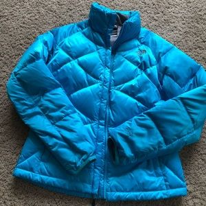 The Northface Women’s 550 Aconcagua Down Jacket.